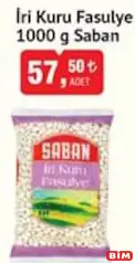 SABAN İRİ KURU FASULYE 1000 G